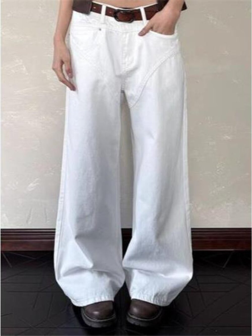 Men's Full Size Wide Leg Jeans Plus Size